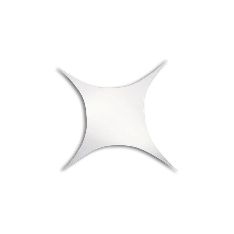 Stretch Shape Square Showtec 250cm x 250cm, alb