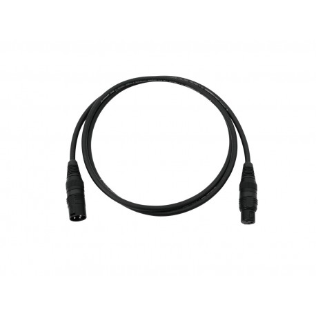 Cablu DMX, XLR mama-tata 3 pini, negru, 10m, Sommer Cable 30307459
