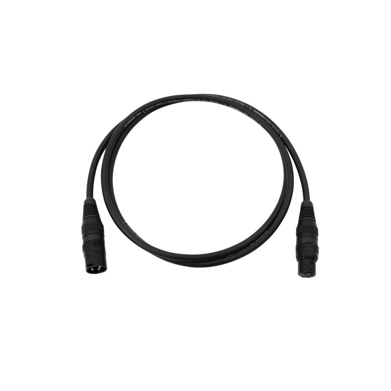 Cablu DMX, XLR mama-tata 3 pini, negru, 25m, Sommer Cable 3030745D