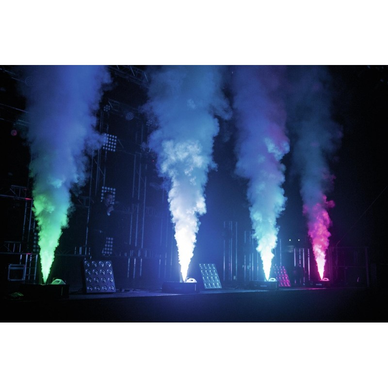 Masina de fum vertical cu iluminare RGB LED si control DMX Eurolite NSF-350