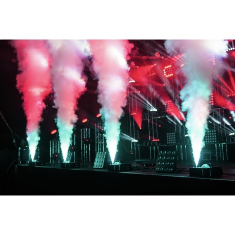Masina de fum vertical cu iluminare RGB LED si control DMX Eurolite NSF-350