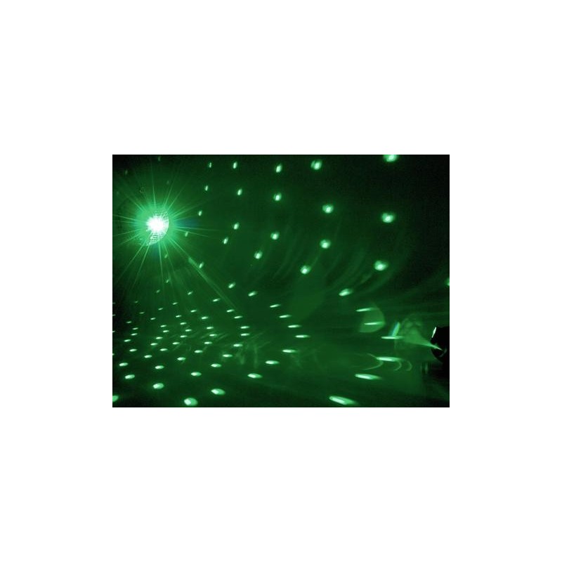 Set sfera cu oglinzi 20cm + motor + proiector LED + telecomanda IR, Eurolite 50101857