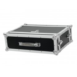 Flightcase rack  CO DD, 3U, 24cm adancime, negru, Roadinger 30107192