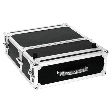Flightcase 3U pentru cd-player dublu, negru, Roadinger 30124560