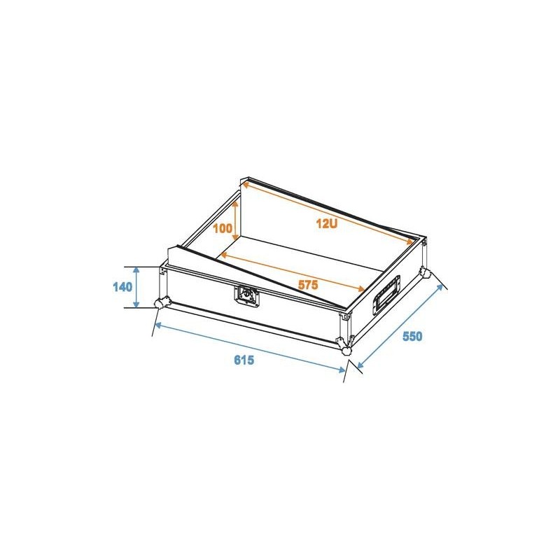 Flightcase pentru mixer, 12U, Roadinger 30111561