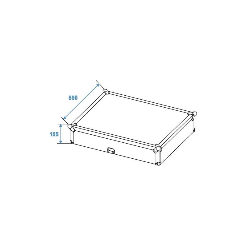 Flightcase pentru mixer, 12U, Roadinger 30111561