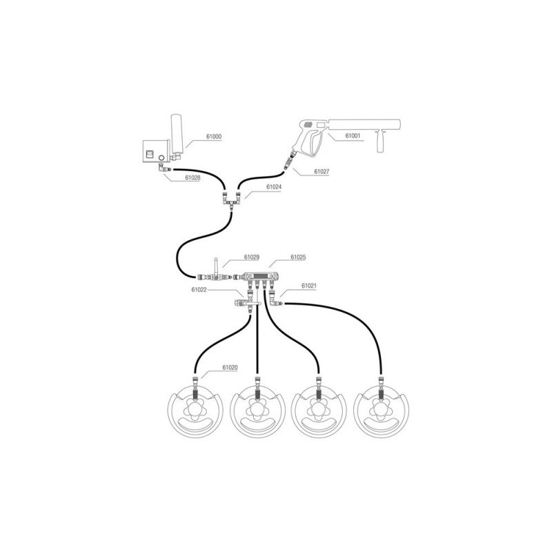 Sticla CO2 Showtec pentru 3/8 Q-Lock adapter