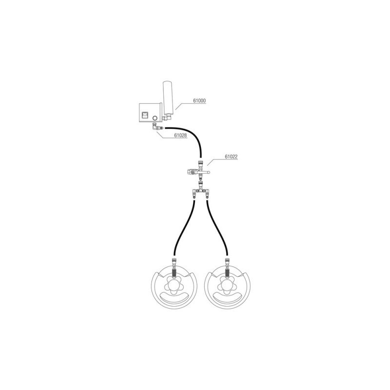 Sticla CO2 Showtec pentru 3/8 Q-Lock adapter