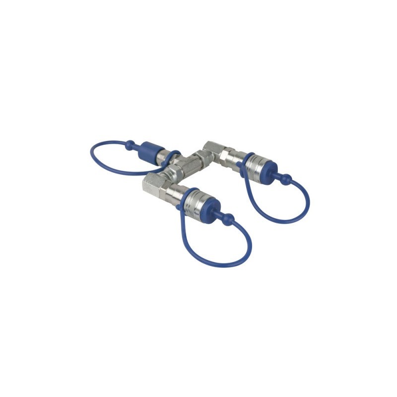Splitter Showtec CO2 3/8 Q-Lock 2-way splitter