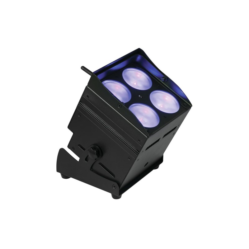 Proiector uplight cu LED, baterie si receiver wireless DMX pt aplicatii mobile, Eurolite AKKU UP-4 QCL