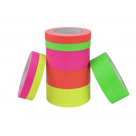 Banda activa la neon UV, Gaffa Tape 19mm x 25m neon-orange uv active 30005484