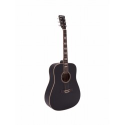 Chitara western dreadnought, culoare neagra, Dimavery STW-40BK