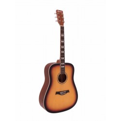 Chitara western dreadnought, culoare sunburst, Dimavery STW-40SB