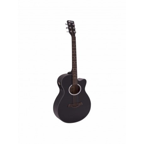 Chitara western decupata cu pickup, culoare neagra, Dimavery AW-400BK