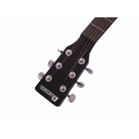 Chitara western decupata cu pickup, culoare neagra, Dimavery AW-400BK