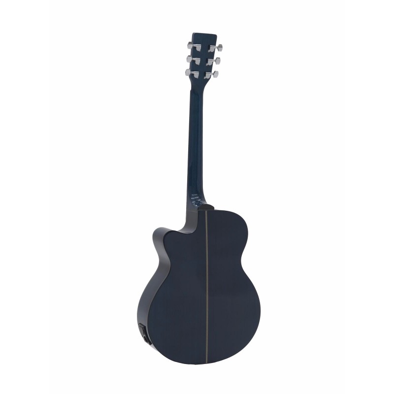 Chitara western decupata cu pickup, culoare blueburst, Dimavery AW-400BB