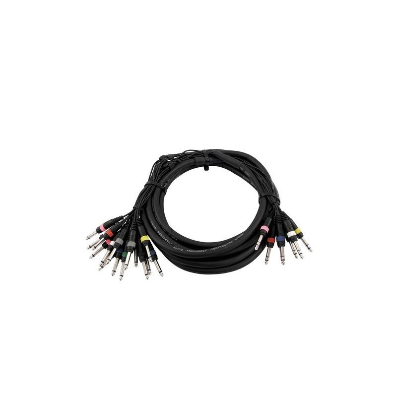 Cablu snake 8xJack 6.3mm la 16xJack 6.3mm, mono 15m, Omnitronic 30304758