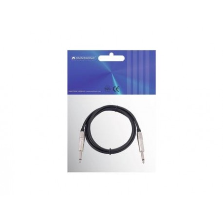 Cablu Jack 6.3mm la Jack 6.3mm, mono (3m), Omnitronic 30211654