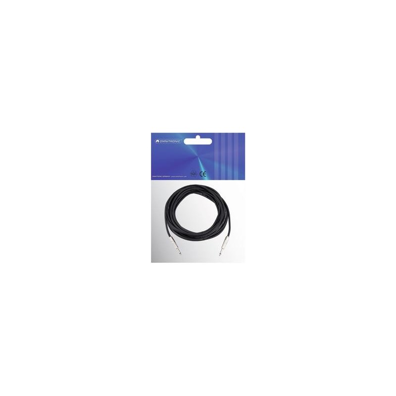 Cablu Jack 6.3mm la Jack 6.3mm, mono (10m), Omnitronic 30211658