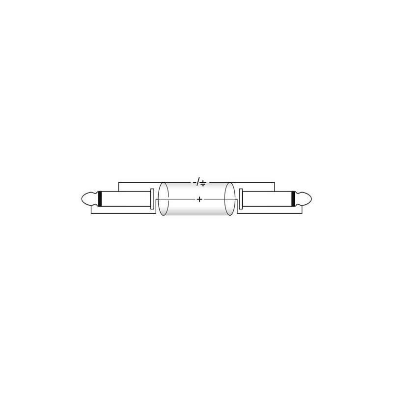 Cablu Jack 6.3mm la Jack 6.3mm, mono (10m), Omnitronic 30211658