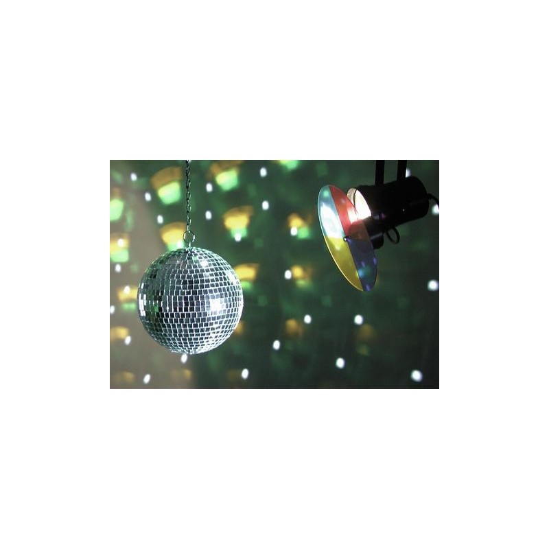 Set complet sfera cu oglinzi 20 cm cu pinspot, Eurolite 50101855