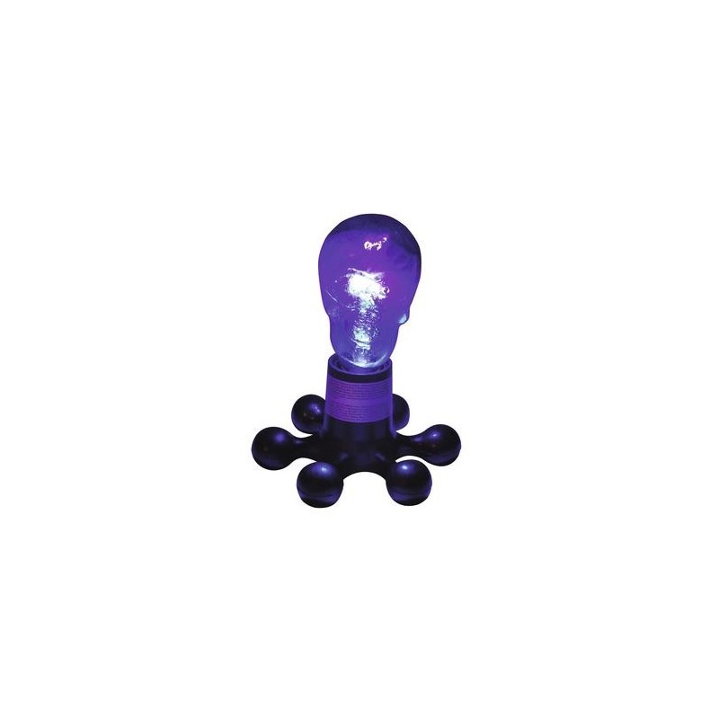 Soclu pentru becuri E27/60W cu switch, Eurolite Hexopus base black (51100650)