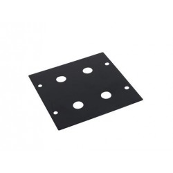 Module 2U, 4x 6.3mm plug, 88x88mm, Omitronic 30050050