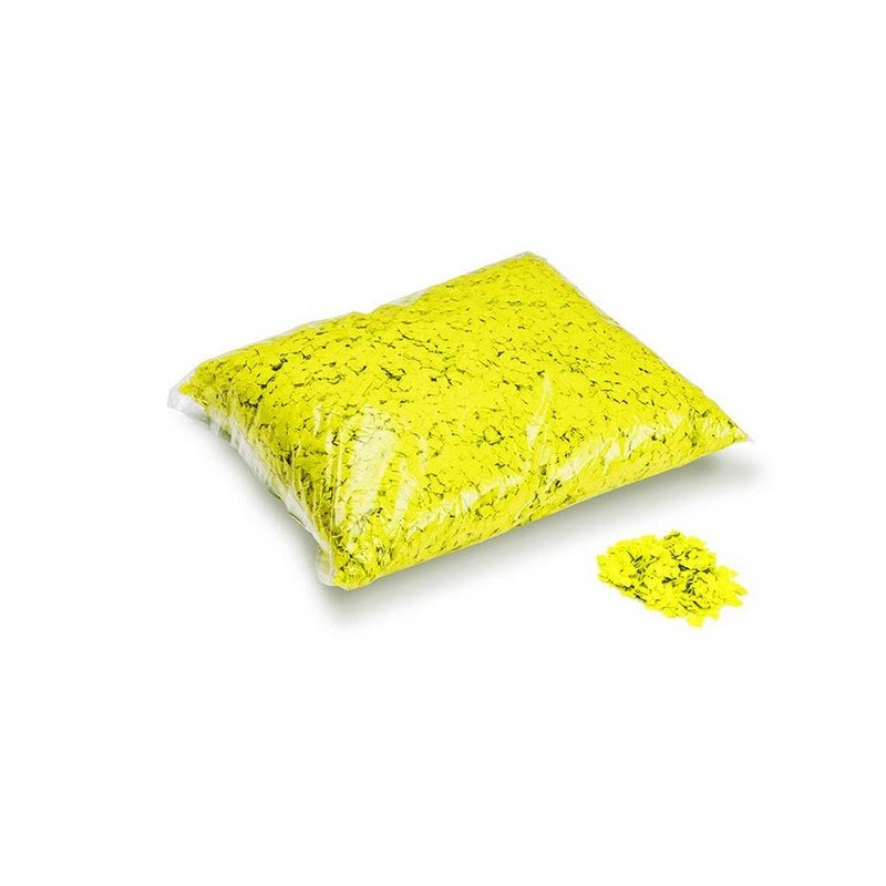 Powderfetti 1 Kg, 6x6mm - Fluo Yellow, MagicFX CON19YL