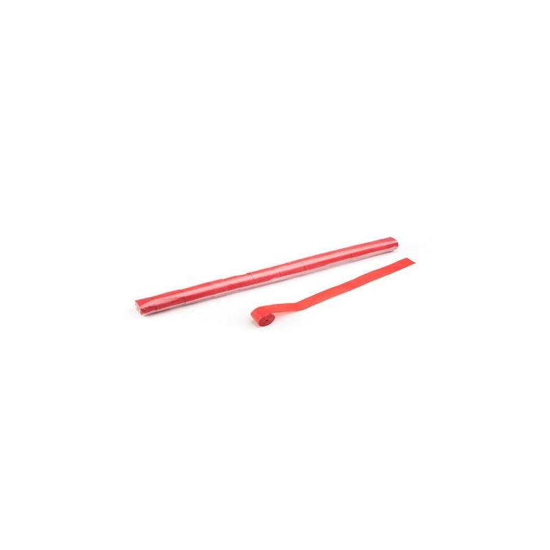 Streamers, folie 20 bucati, 10m x 2.5cm - Red, MagicFX STR10RD