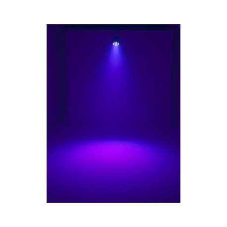 Proiector de podea cu LED PAR-64 HCL 12x10W Eurolite BLACK