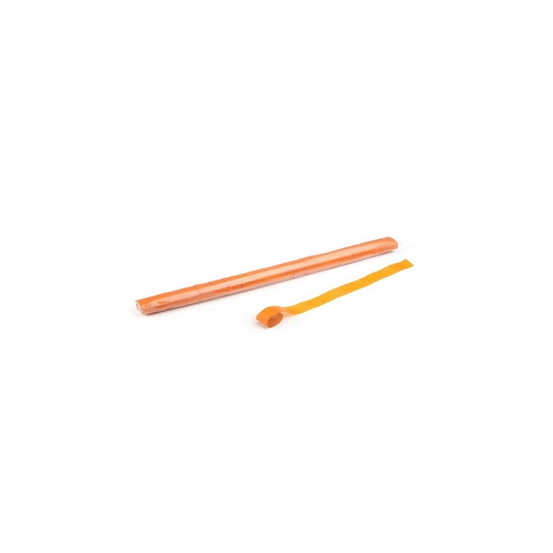 Streamers, folie 20 bucati, 10m x 2.5cm - Orange, MagicFX STR10OR