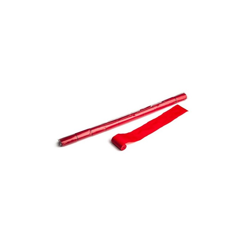Streamers, folie 10 bucati, 10m x 5cm - Red, MagicFX STR03RD