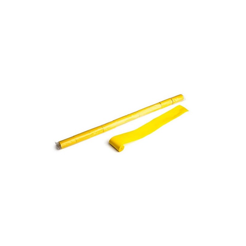 Streamers, folie 10 bucati, 10m x 5cm - Yellow, MagicFX STR03YL