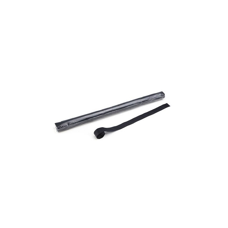 Stadium Streamers, folie 20 bucati, 20m x 2.5cm - Black, MagicFX STR09BL