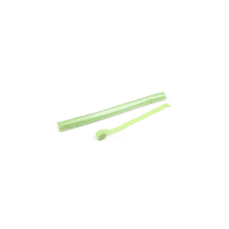 Stadium Streamers, folie 20 bucati, 20m x 2.5cm - Light Green, MagicFX STR09LG
