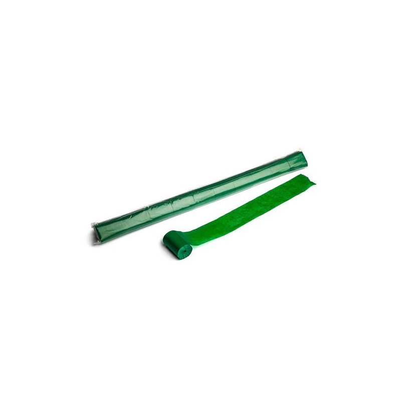 Stadium Streamers, folie 10 bucati, 20m x 5cm - Dark Green, MagicFX STR04DG