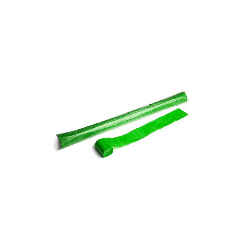 Stadium Streamers, folie 10 bucati, 20m x 5cm - Light Green, MagicFX STR04LG