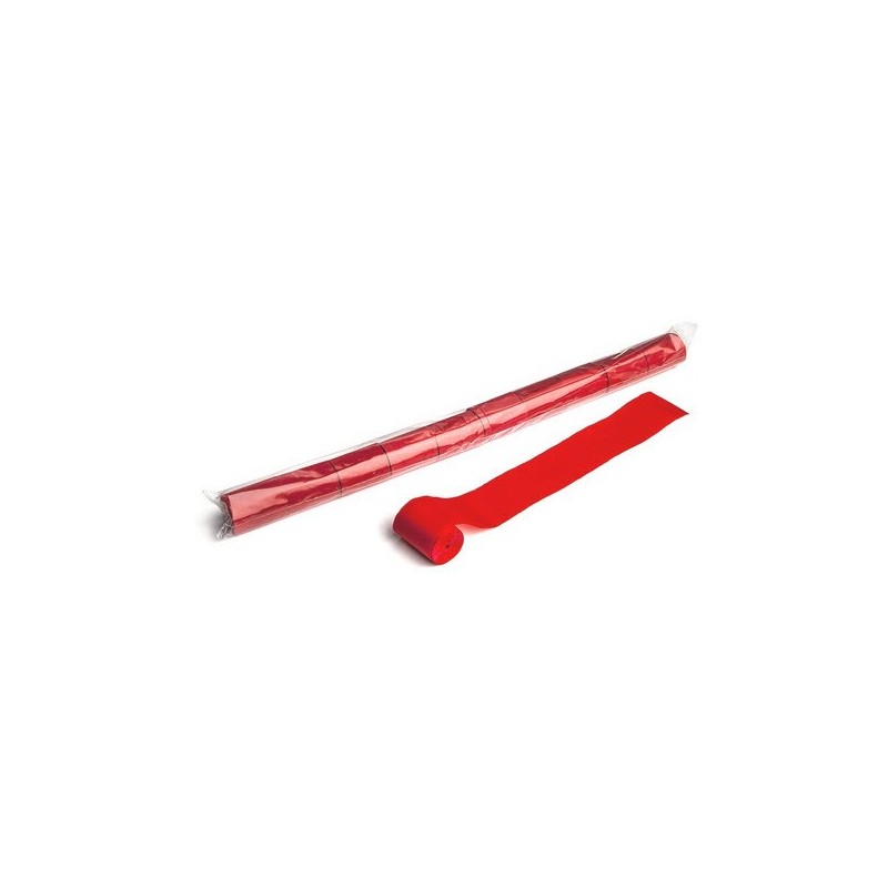 Stadium Streamers, folie 10 bucati, 20m x 5cm - Red, MagicFX STR04RD