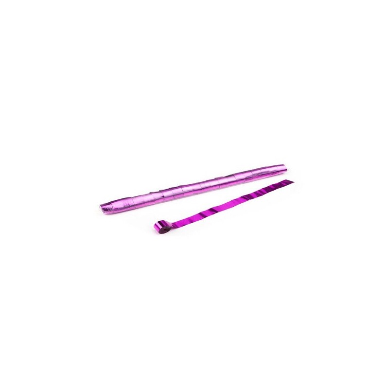 Metallic Streamers, folie 32 bucati, 10m x 2.5cm - Pink, MagicFX STR11PK
