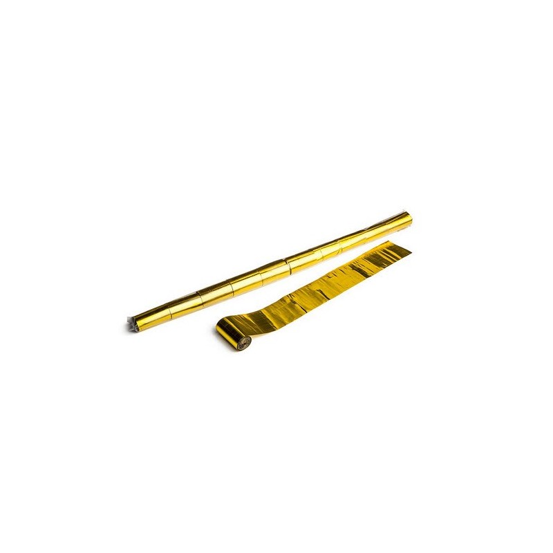 Metallic streamers, folie 10 bucati, 10m x 5cm - Gold, MagicFX STR07GL