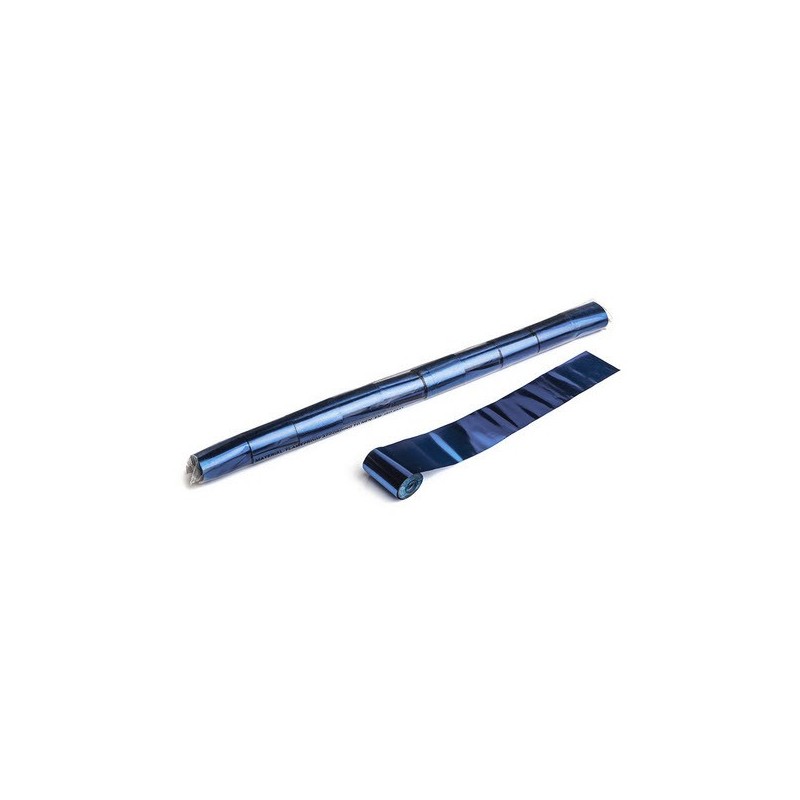 Metallic Stadium Streamers, folie 10 bucati, 20m x 5cm - Blue, MagicFX STR08DB
