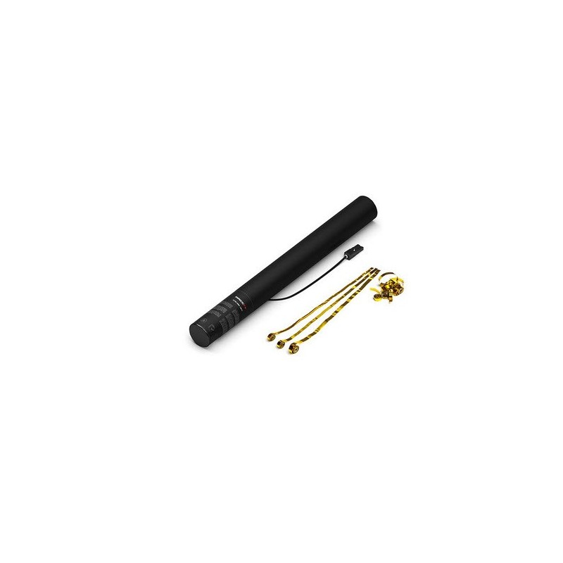 Electric Cannon - Streamers - Gold Metallic, 50 cm, MagicFX ES03GLM