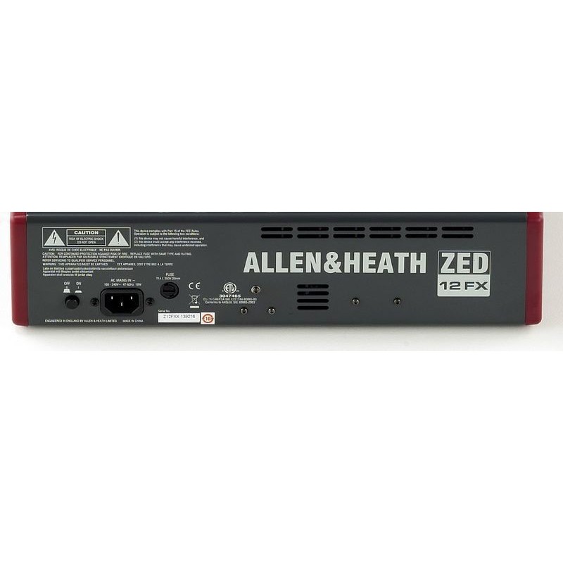 Mixer 9 canale Allen & Heath ZED-12FX