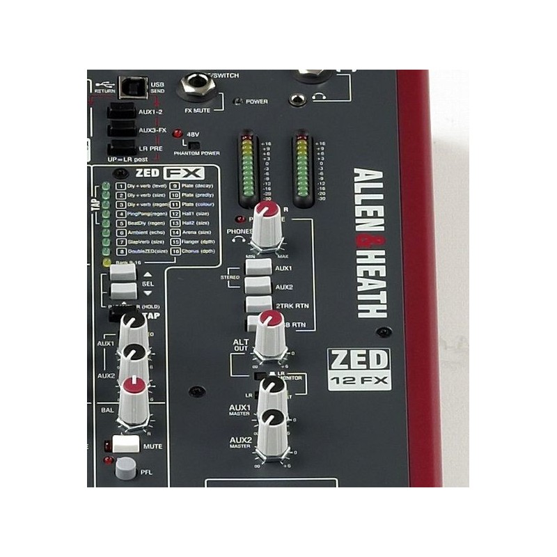 Mixer 9 canale Allen & Heath ZED-12FX