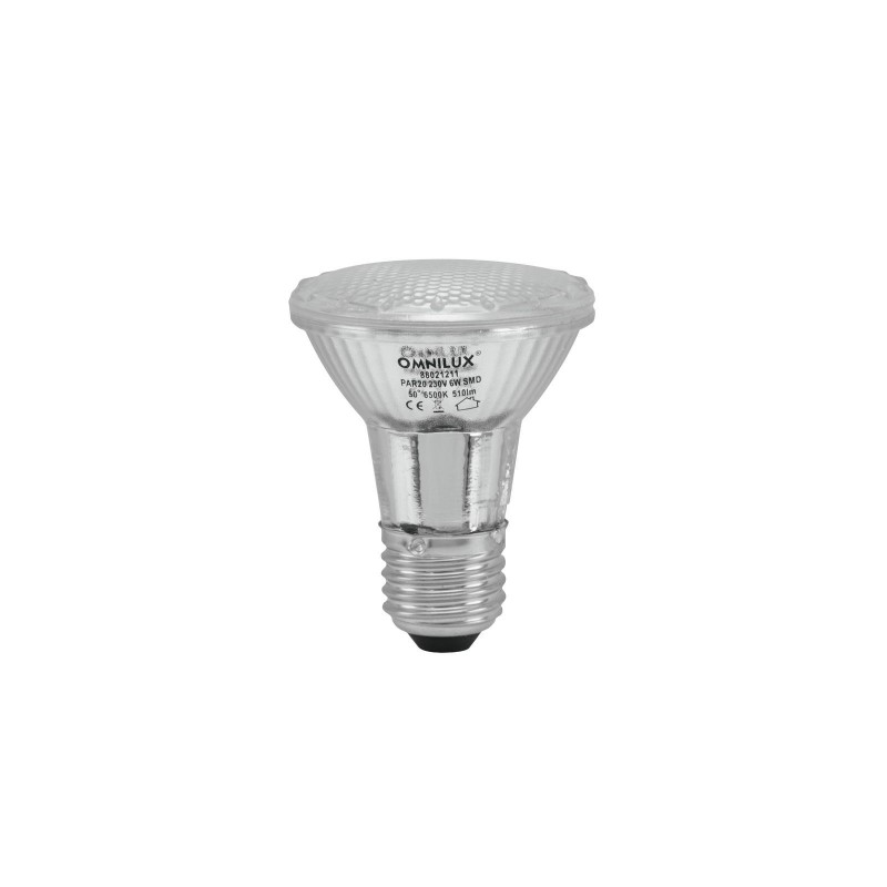 Bec Omnilux PAR-20 230V SMD 6W E-27 LED 6500K