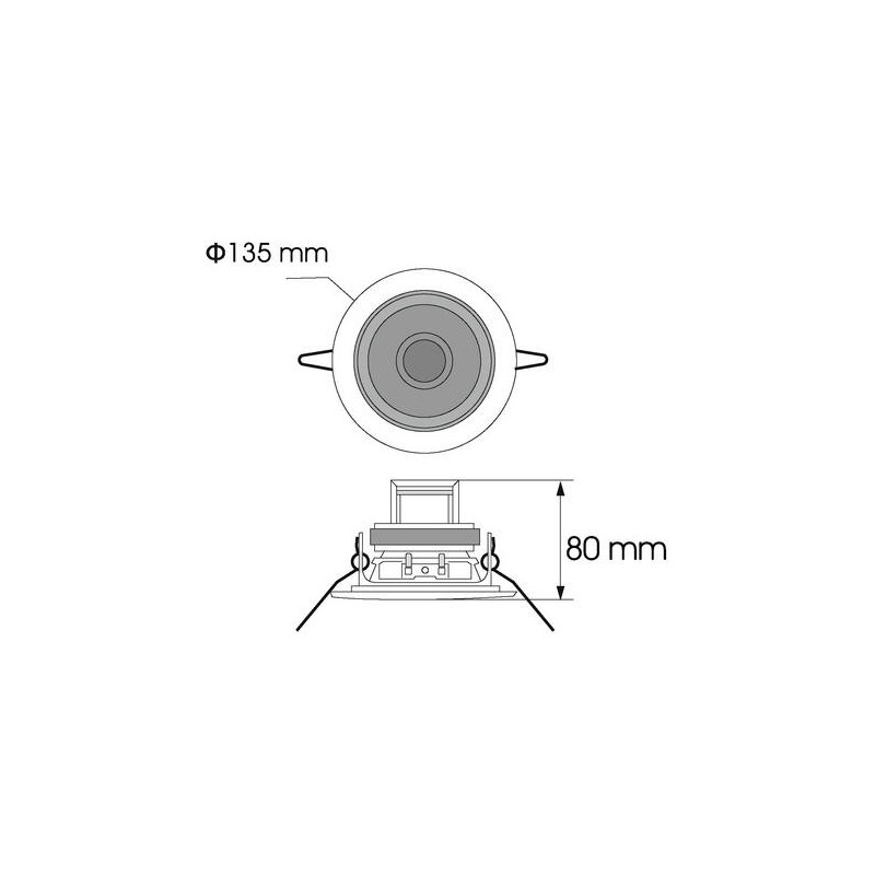 Difuzor plafon 100V Omnitronic CS-4W