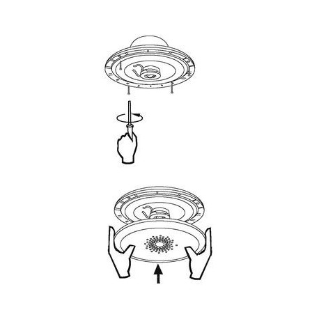 Difuzor Flush-mount Omnitronic WF-6