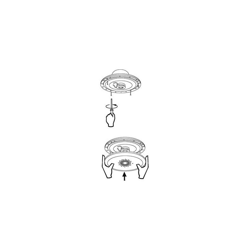 Difuzor Flush-mount Omnitronic WF-6