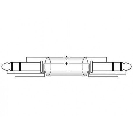Cabluri de legatura Jack Omnitronic Patchcord 6.3mm stereo 6x0.9m
