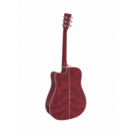 Chitara western Dimavery JK-510 grained, Cutaway